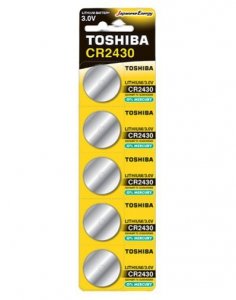 Zestaw baterii Toshiba CR2430 CR2430 PW BP-5 (Li)
