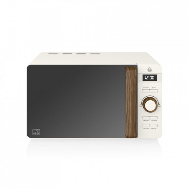 Kuchenka mikrofalowa Swan Nordic Digital Microwave SM22036WHTH (800W; 20l; kolor biały)