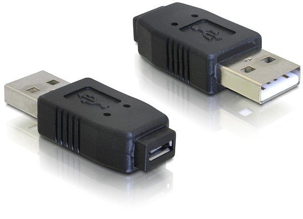 Adapter DELOCK 65029 (USB M - Micro USB F; kolor czarny)