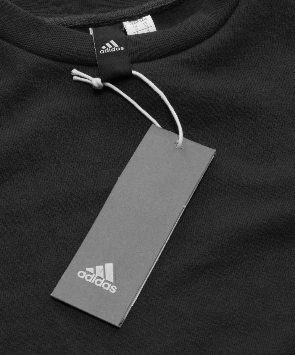Adidas czarna bluza m ska Essentials 3 Stripes Crew BQ9645 BLUZY