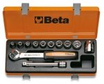 Beta 910B/C10 Zestaw nasadek 3/8 z wyposażeniem 10szt