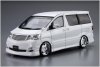 Aoshima 05873 1/24 TC#7 Silk Blaze MNH/ANH10/15W Alphard `05 Toyota