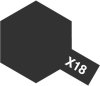 Tamiya 81518 Acrylic Mini X-18 Semi Gloss Black 10ml