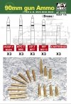 AFV Club AF35076 90 Mm Gun Ammo 1/35