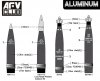AFV Club AG35056 Aluminum PGK Series 155 mm Artillery Shell 1/35