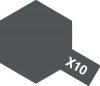 Tamiya 81510 Acrylic Mini X-10 Gun Metal 10ml