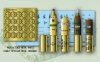 AFV Club AG35034 U.K. 95mm Howitzer Ammo Set-Brass 1/35