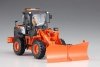 Hasegawa 66102 Hitachi Wheel Loader ZW100-6 Multiplow (Snowplow) 1/35