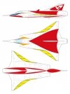 Hasegawa SP584-52744 1/72 J35F Draken Polimar Hawk