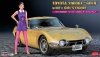 Hasegawa SP533-52333 Toyota 2000GT Gold w/60's Girl's Figure 1/24