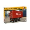 Italeri 3887 1/24 Tecnokar 20' Contener Trailer