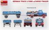 Mini Art 38023 German Truck L1500S w/Cargo Trailer 1/35