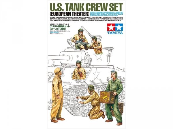 Tamiya 35347 1/35 US Tank Crew Euro Theater