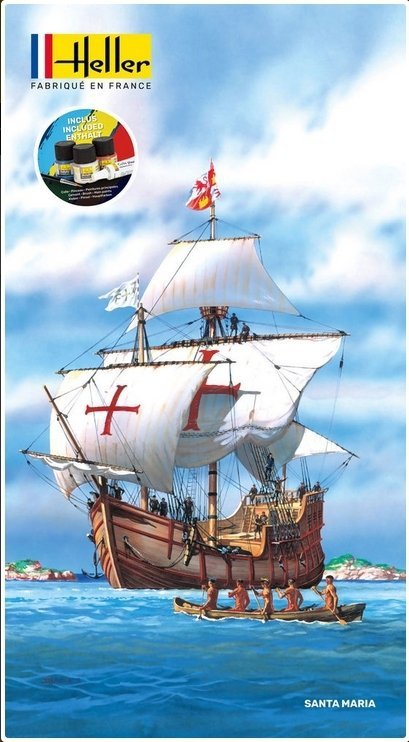 Heller 56865 Starter Set - Santa Maria 1/75