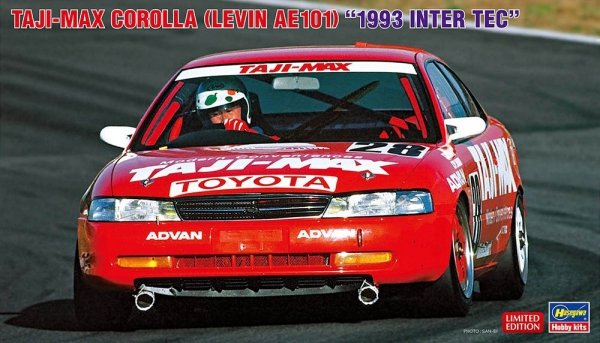 Hasegawa 20630 Taji-Max Corolla (Levin AE101) &quot;1993 Inter Tec&quot; 1/24
