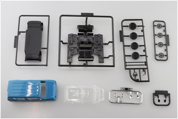 Aoshima 05833 1/32 SNAP KIT#01-D Suzuki Hustler (Summer Blue Metallic)