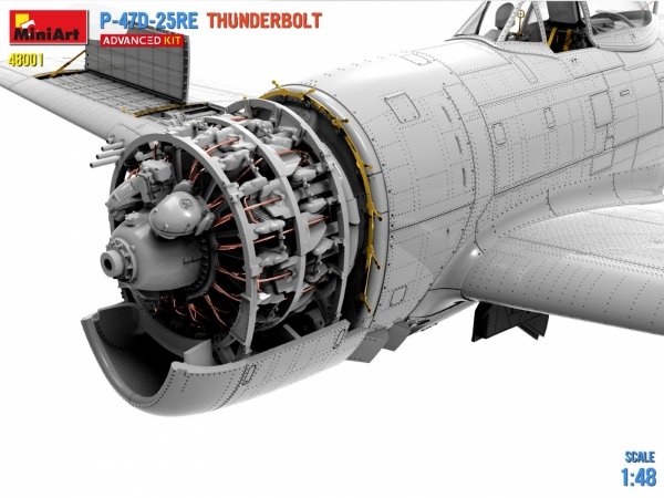 Mini Art 48001 P-47-25RE Thunderbolt Advanced Kit 1/48