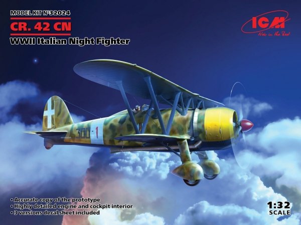 ICM 32024 CR. 42CN, WWII Italian Night Fighter
