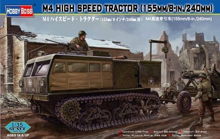 Hobby Boss 82408 1/35 M4 High Speed Tractor (155Mm