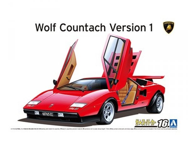 Aoshima 06336 1/24 '75 WOLF COUNTACH VERSION 1