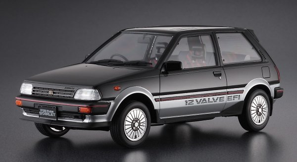 Hasegawa 20425 Toyota Starlet EP71 Si-Limited (3 Door) Middle Version (1986) 1/24