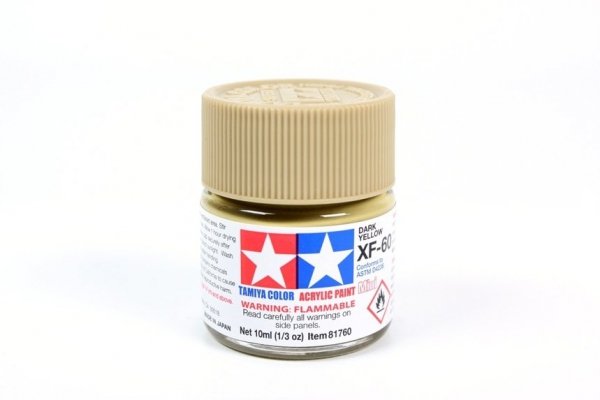 Tamiya 81760 Acrylic Mini XF-60 Dark Yellow 10ml