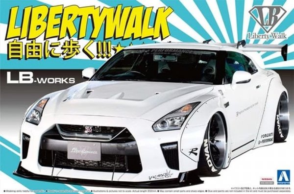 Aoshima 05590 1/24 LB#11 LB Works R35 GT-R Type 1.5