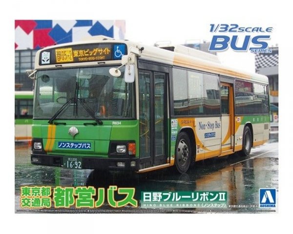 Aoshima 05503 1/32 BUS#1 Tokto Metropilitan Bus (Hino Blue Ribbon II)
