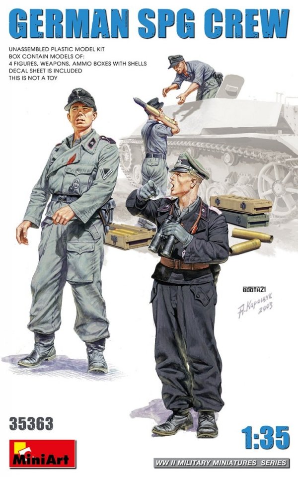 Mini Art 35363 German SPG crew 1/35