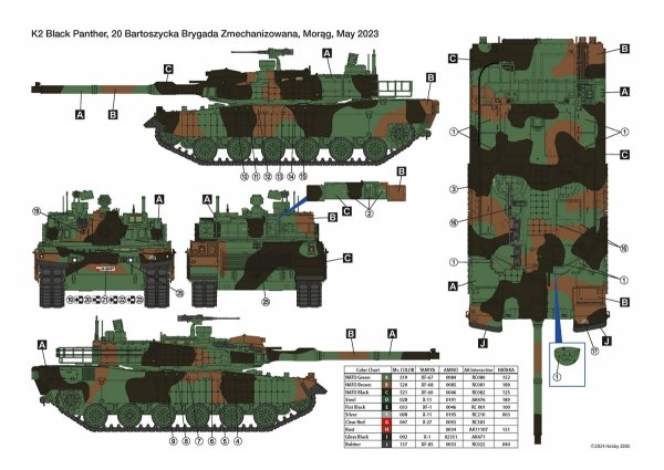 Hobby 2000 35006 K2 'Black Panther' Polish Army MBT 1/35