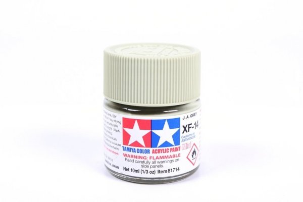 Tamiya 81714 Acrylic Mini XF-14 J. A. Grey 10 ml