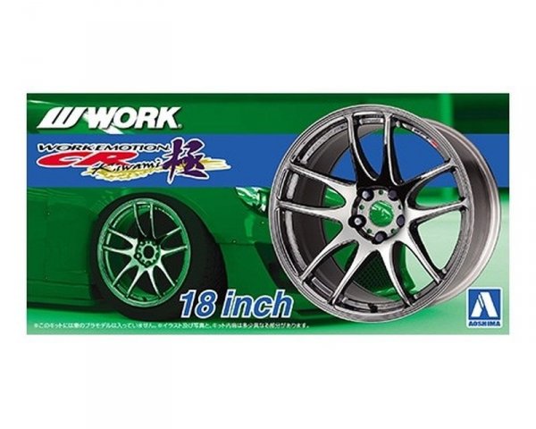 Aoshima 05300 1/24 TP#22 Work Emotion CR Kiwami 18inch