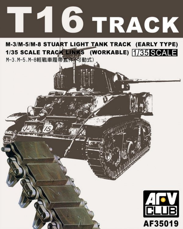AFV Club AF35019  M3 Stuart T16 Track 1/35