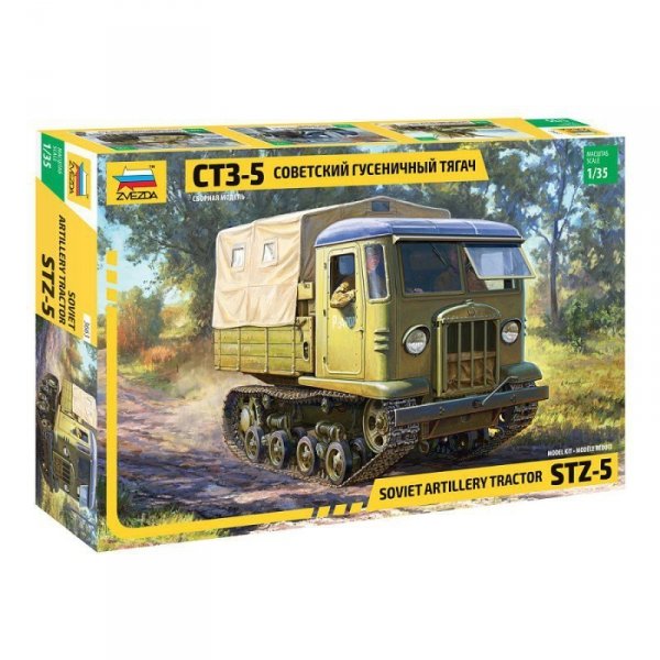 Zvezda 3663 STZ-5 Soviet Artillery Tractor  1/35