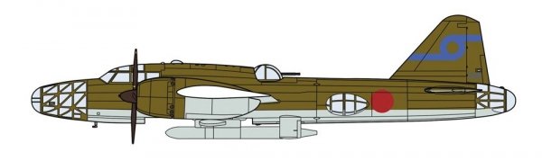 Hasegawa 02422 Mitsubishi Ki 67 Type 4 Heavy Bomber (Peggy) w/I Goh Type I Koh Guided Bomb '62nd Flight Regiment' 1/72