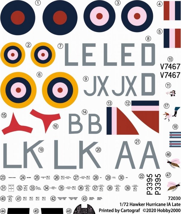 Hobby 2000 72030 Hawker Hurricane Mk. Ia Late