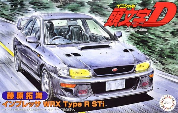 Fujimi 18366 1/24 Initial D Impreza WRX TypeR Sti Takumi Fujiwara