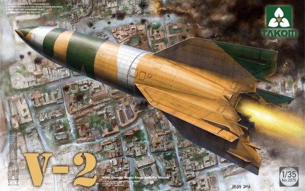 Takom 2075 Single Ballistic Missile V-2 1/35