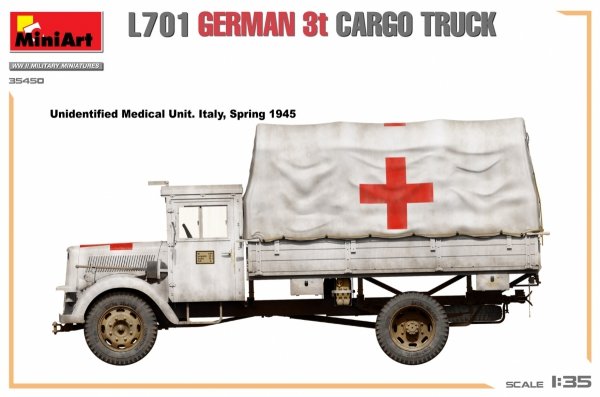 Mini Art 35450 L701 German 3t Cargo Truck 1/35