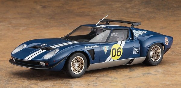 Hasegawa SP556-52356 Wild Egg Girls Lamborghini Jota SVR &quot;Sasha Ilyushina&quot; w/Figure 1/24