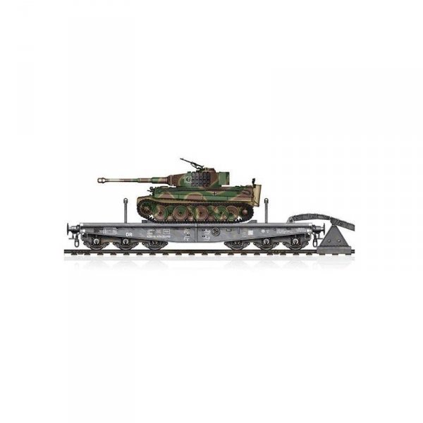 Hobby Boss 82934 Schwere Platformwagen Type SSyms 80&Pz.Kpfw VI Ausf.E Sd.Kfz.181 Tiger I (Mid Production)