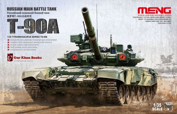 Meng TS-006 T-90A Russian Main Battle Tank 1/35