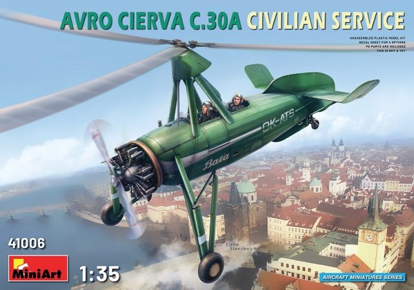 Mini Art 41006 Avro Cierva C 30A Civilian Service 1/35
