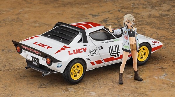 Hasegawa SP528-52328 Wild Egg Girls Lancia Stratos &quot;Lucy McDonnell&quot; w/Figure 1/24