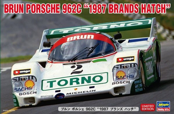 Hasegawa 20585 Brun Porsche 962C &quot;1987 Brands Hatch&quot; 1/24
