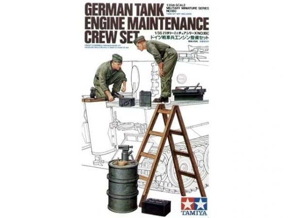 Tamiya 35180 Ger. Engine Maintenance Crew 1/35
