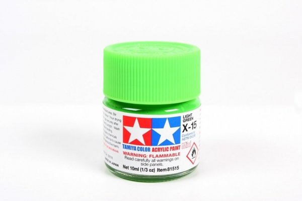 Tamiya 81515 Acrylic Mini X-15 Light Green 10ml