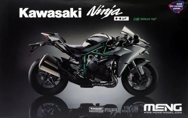 Meng MT-002s Kawasaki Ninja H2 Pre-coloured