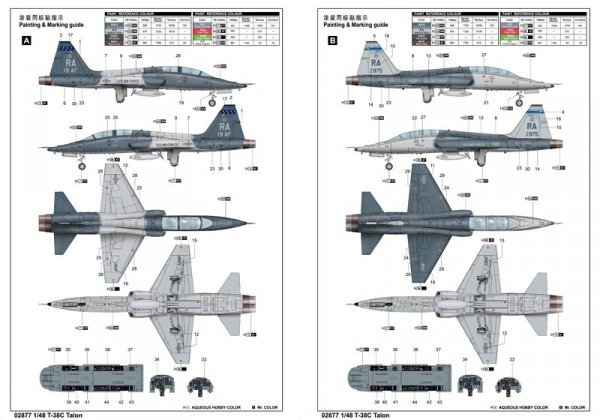Trumpeter 02877 U.S. T-38C Talon