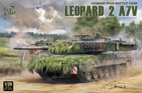 Border Model BT-040 Leopard 2 A7V German MBT 1/35